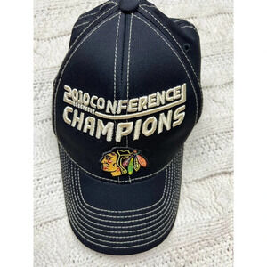 Chicago Blackhawks Reebok Black Hat